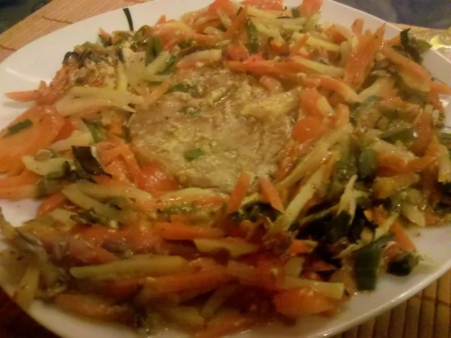 Fleisch: Schweinefleisch unter Gemüsehaube - Rezept - Bild Nr. 13