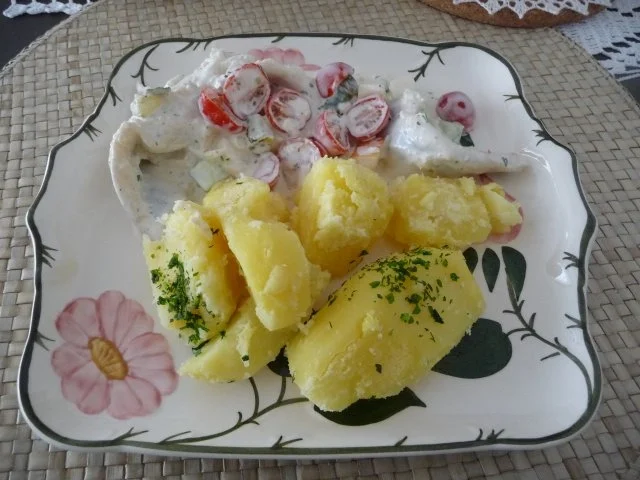 Fisch : Marinierter Hering mit Obst und Gemüse - Rezept - Bild Nr. 5