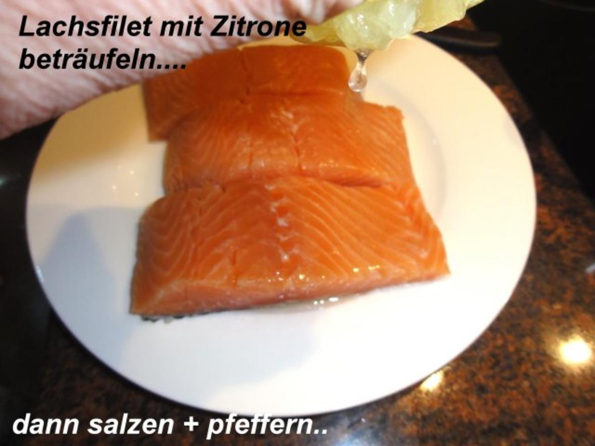 Fisch:    LACHSFILET an Rosmarindrillinge - Rezept - Bild Nr. 4