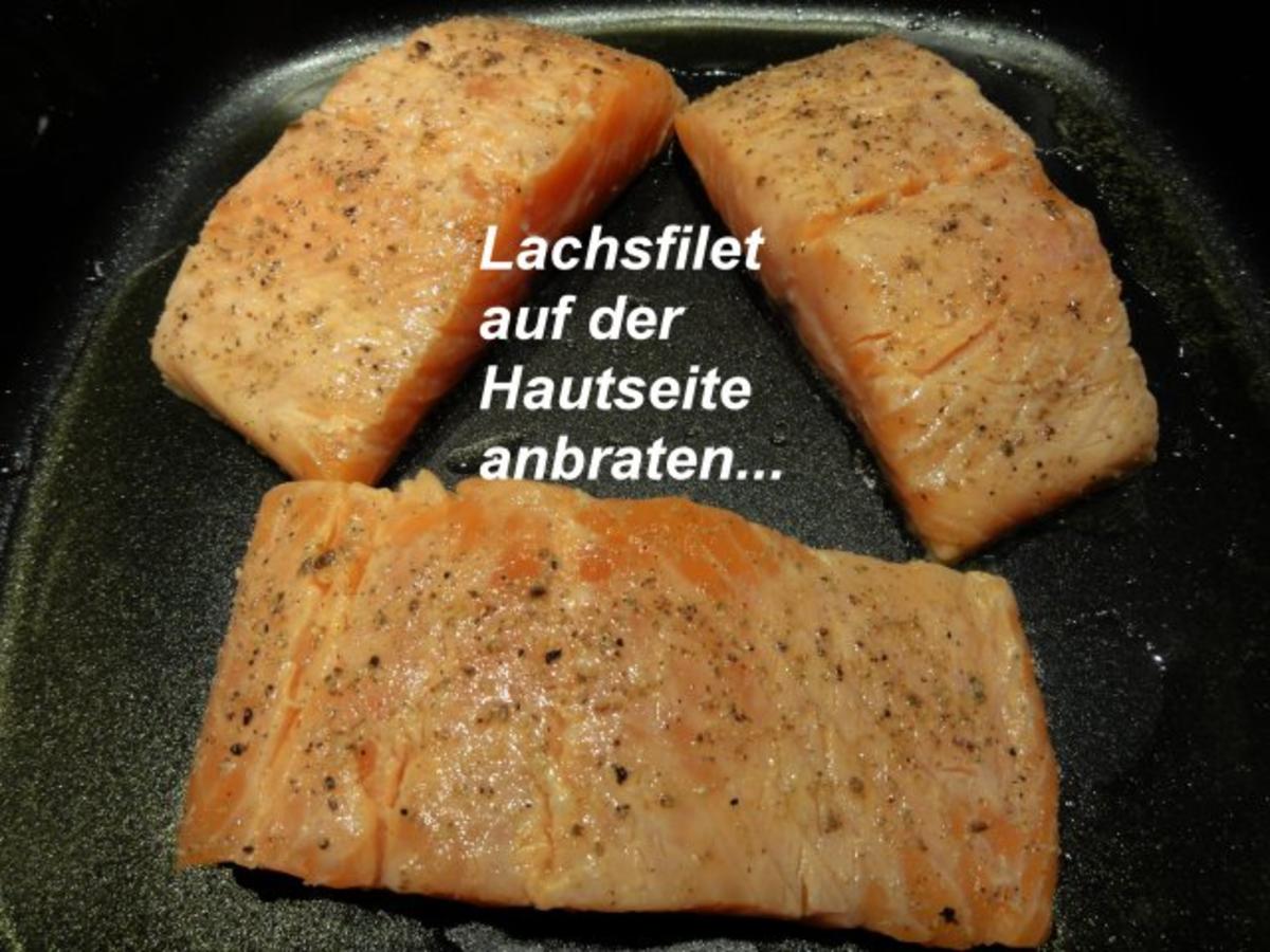 Fisch:    LACHSFILET an Rosmarindrillinge - Rezept - Bild Nr. 5
