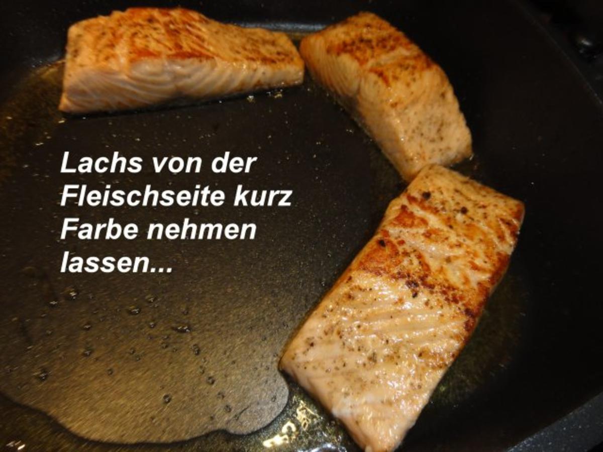 Fisch:    LACHSFILET an Rosmarindrillinge - Rezept - Bild Nr. 6