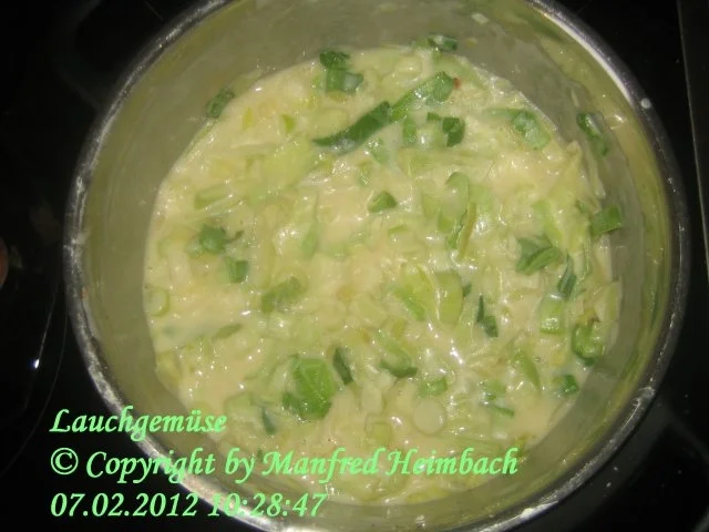 Rezept: Gemüse - Manfred’s feines Lauchgemüse Gemüse - Manfred’s feines Lauchgemüse - Rezept