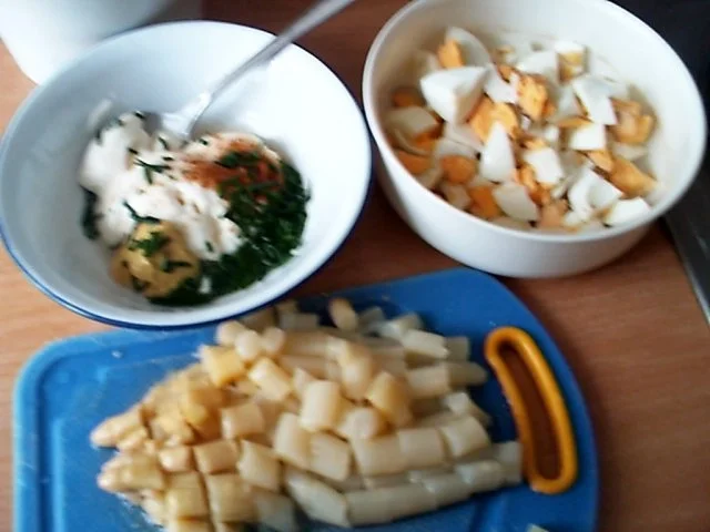Rezept: Schnittlauch-Eiersalat mit Spargel Bild Nr. 5 Schnittlauch-Eiersalat mit Spargel - Rezept - Bild Nr. 5