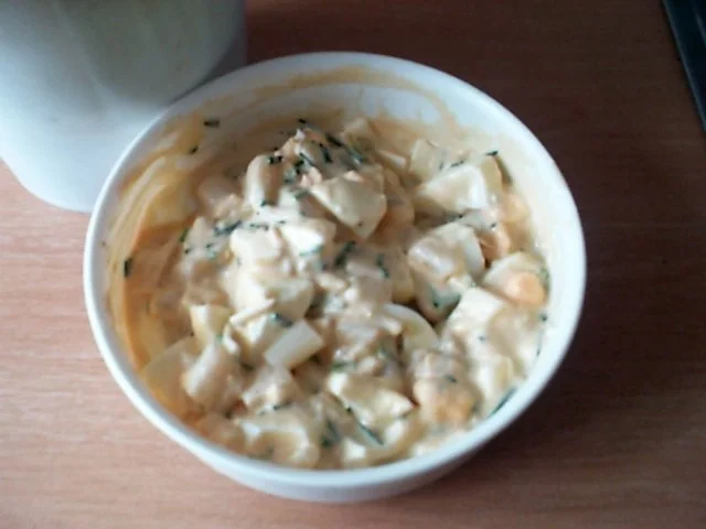 Rezept: Schnittlauch-Eiersalat mit Spargel Bild Nr. 8 Schnittlauch-Eiersalat mit Spargel - Rezept - Bild Nr. 8