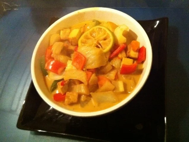 Rotes Thai Curry mit Tofu - Rezept - Bild Nr. 2
