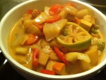 Rotes Thai Curry mit Tofu - Rezept - Bild Nr. 3