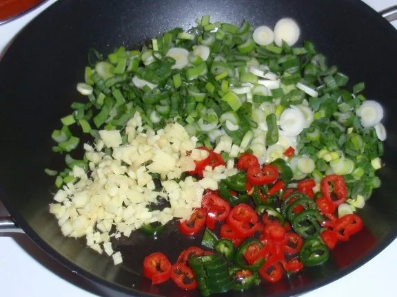 Gemüsenudeln mit Spiegeleier - Rezept - Bild Nr. 3