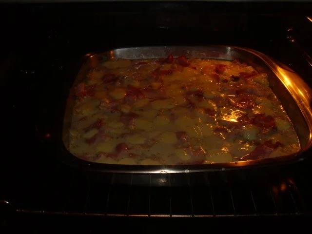 Nudelauflauf mit viel Käse und Schinken - Rezept - Bild Nr. 5