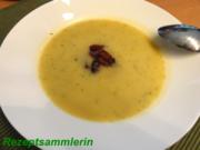 Suppe:    feine KARTOFFELCREM - Rezept