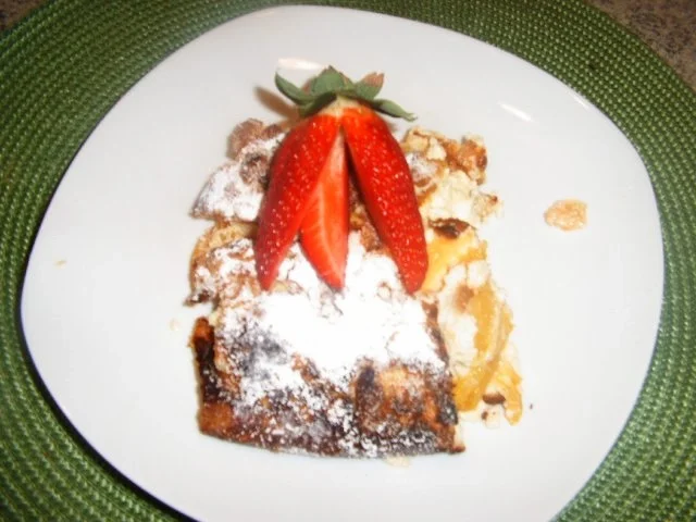 Rezept: Mango-Aprikosen -Auflauf Mango-Aprikosen -Auflauf - Rezept