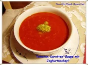 Tomaten-Karotten-Suppe mit Joghurtnockerl - Rezept