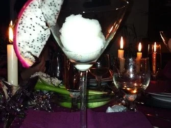 Rezept: Feines einfaches Litschisorbet Feines einfaches Litschisorbet - Rezept