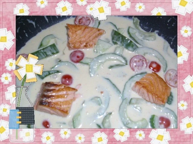Fisch-Gurken-Topf mit Tomaten - Rezept