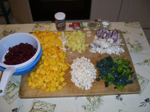 Zweierlei Kürbis - Bohnencremsuppe - Rezept - Bild Nr. 5