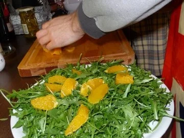 Rucola-Orangen Salat - Rezept