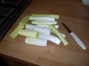 LAUCH-SCHINKENROLLEN GRATIN - Rezept