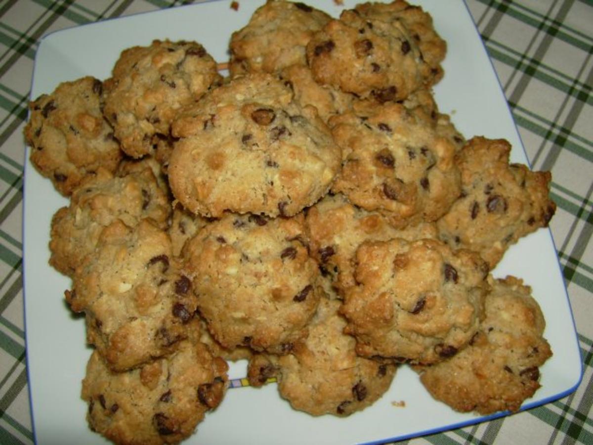 Cashew-Schoko-Cookies - Rezept