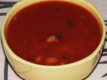 Pikanter Chilibohnen-Tomaten-Peperoni-Topf - Rezept