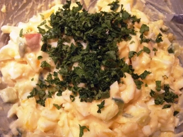 Rezept: Eiersalat, lecker und leicht Bild Nr. 4 Eiersalat, lecker und leicht - Rezept - Bild Nr. 4