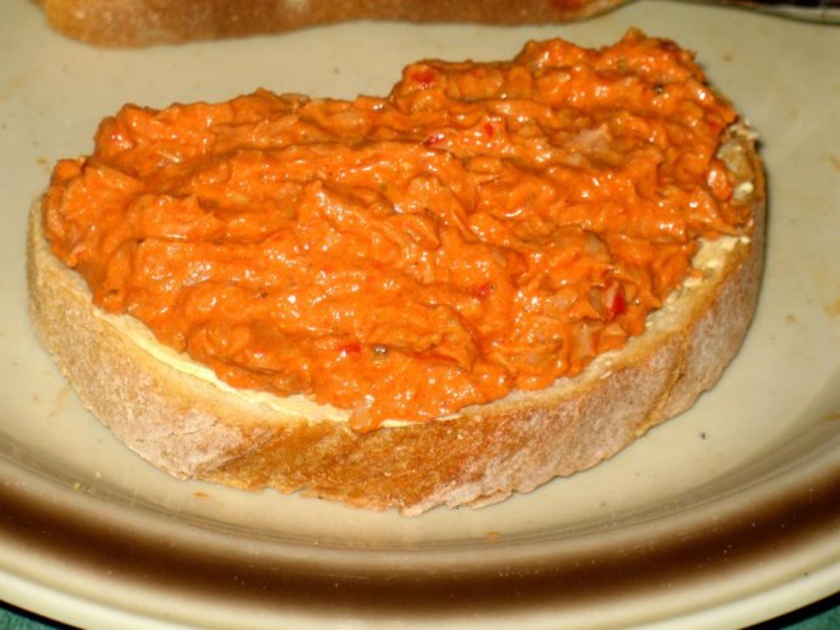 Dip/Sauce - Thunfisch-Tomaten-Paprika-Dip auf Schmandbasis - Rezept - Bild Nr. 6