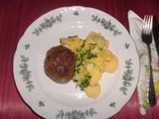 Butterschnitzel autricien mit Kartoffelsalat - Rezept