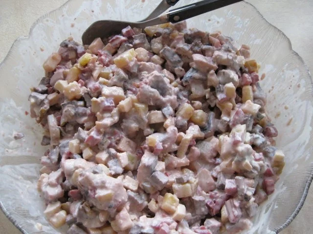 Heringssalat Karin - Rezept