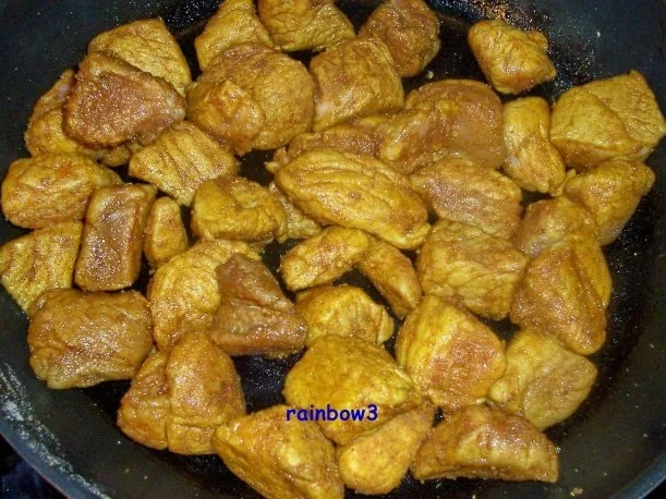 Kochen: Schweinegulasch, indisch angehaucht - Rezept - Bild Nr. 3