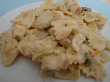 Nudelpfanne mit Fisch - Rezept