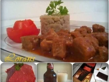 Rezept: Rindergulasch in herzhafter Sauce mit Perlgraupen - Türmchen Bild Nr. 16 Rindergulasch in herzhafter Sauce mit Perlgraupen - Türmchen - Rezept - Bild Nr. 16