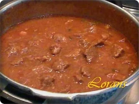 Rezept: Rindergulasch in herzhafter Sauce mit Perlgraupen - Türmchen Bild Nr. 11 Rindergulasch in herzhafter Sauce mit Perlgraupen - Türmchen - Rezept - Bild Nr. 11