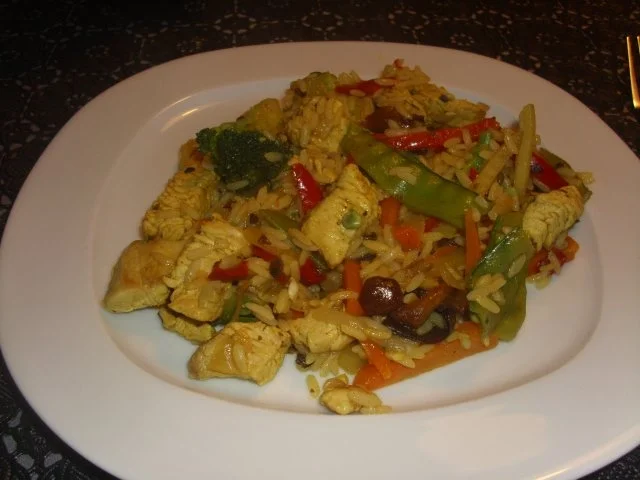 Schnelle Asia-Reis-Pfanne - Rezept