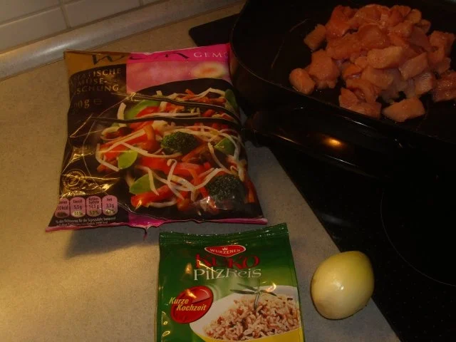 Schnelle Asia-Reis-Pfanne - Rezept - Bild Nr. 2