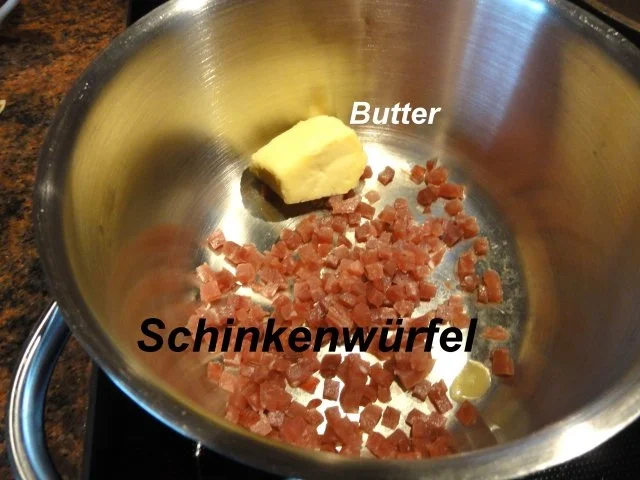 Gemüse:   PRINZESSBÖHNCHEN an Schinkensauce - Rezept - Bild Nr. 3