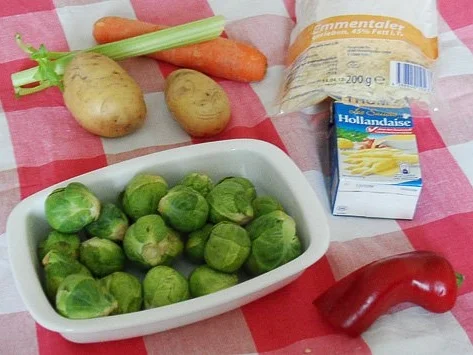 Rezept: Rosenkohlauflauf Bild Nr. 2 Rosenkohlauflauf - Rezept - Bild Nr. 2