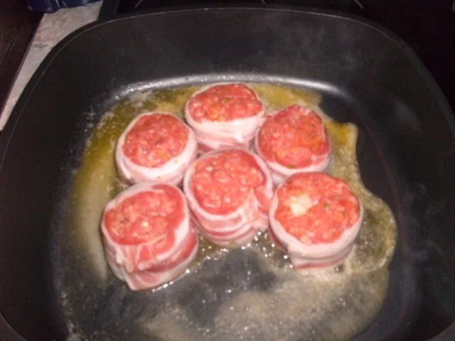 Hacksteaks im Speckmantel - Rezept - Bild Nr. 5