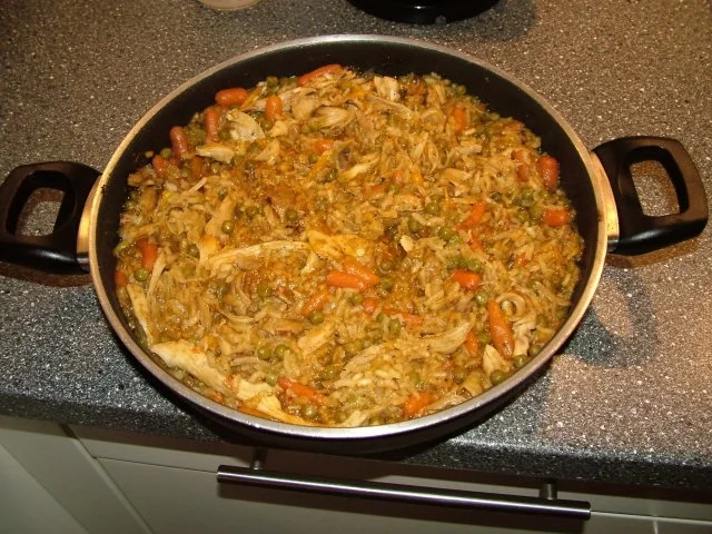 Rezept: Hühnchenreispfanne Bild Nr. 3 Hühnchenreispfanne - Rezept - Bild Nr. 3