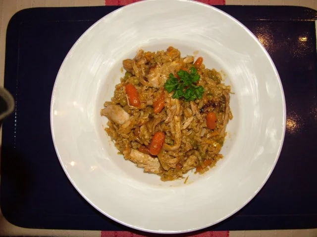 Rezept: Hühnchenreispfanne Bild Nr. 2 Hühnchenreispfanne - Rezept - Bild Nr. 2