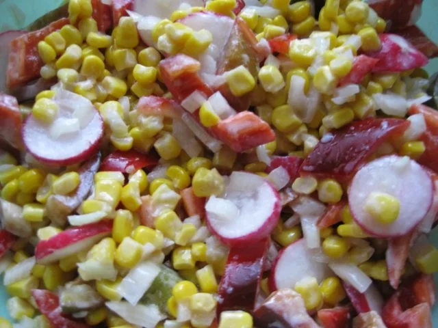 Mais-Paprika-Salat - Rezept