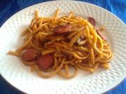 Spätzlepfanne mit Cabanossi - Rezept