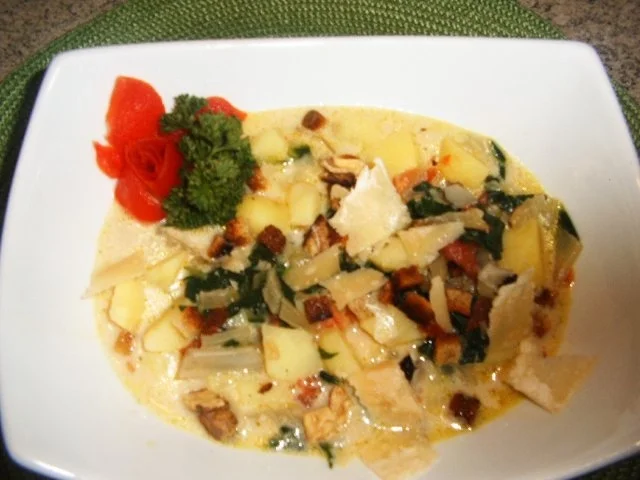 Rezept: Mangold-Kartoffel-Suppe Bild Nr. 8 Mangold-Kartoffel-Suppe - Rezept - Bild Nr. 8