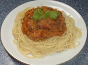 Spaghetti mit Gemüsebolognese - Rezept