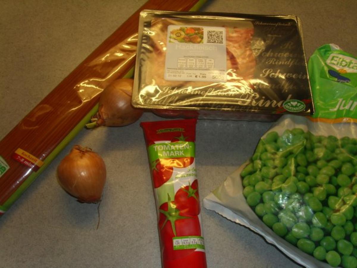 Spaghetti mit einer Hacksosse und Reste vom Broccoli - Rezept - Bild Nr. 2