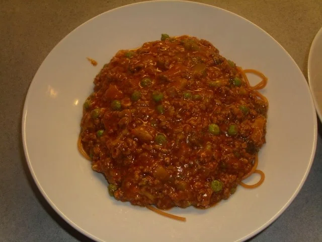 Rezept: Spaghetti mit einer Hacksosse und Reste vom Broccoli Bild Nr. 6 Spaghetti mit einer Hacksosse und Reste vom Broccoli - Rezept - Bild Nr. 6