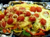 Pizza-Hackbraten - auch Party - Rezept