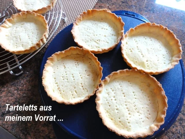 Mürbeteig:   TARTELETTS mit Honig-Zimt-Äpfeln - Rezept - Bild Nr. 3