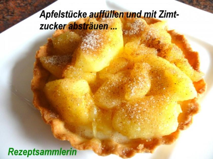 Mürbeteig: TARTELETTS mit Honig Zimt-Äpfeln - schnell &amp; einfach - von ...