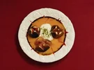 Gebackene Feigen mit Mascarponecreme auf Mangospiegel (Anouschka Renzi) - Rezept