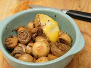 Antipasti 1- Champis mit Zitrone und Thymian - Rezept