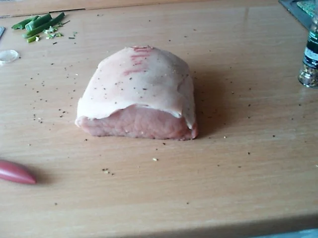 Rezept: Braten : vom Jungschweinerücken Bild Nr. 5 Braten : vom Jungschweinerücken - Rezept - Bild Nr. 5