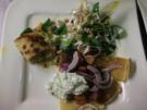 Gyros-Pfannkuchen mit Zaziki - Rezept